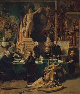 I delegati coloniali e Jules Ferry da Felix Regamey